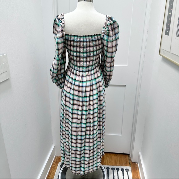 ANTHROPOLOGIE Cerie Smocked Midi Dress by Maeve NWT - Picture 8 of 12